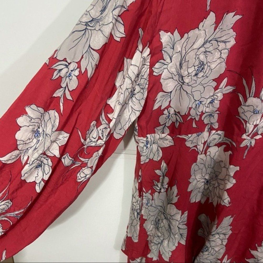 Free People Shake It Floral Long Sleeve Mini Dress - Picture 4 of 6